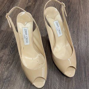 Jimmy Choo Slingback Peep-toe